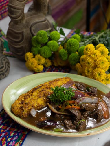 Plato de comida Peruano